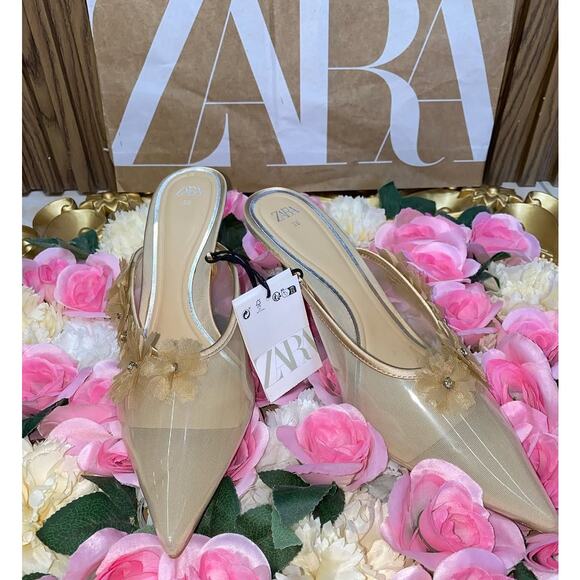 ZARA Heeled Mules NWT - Picture 13 of 14